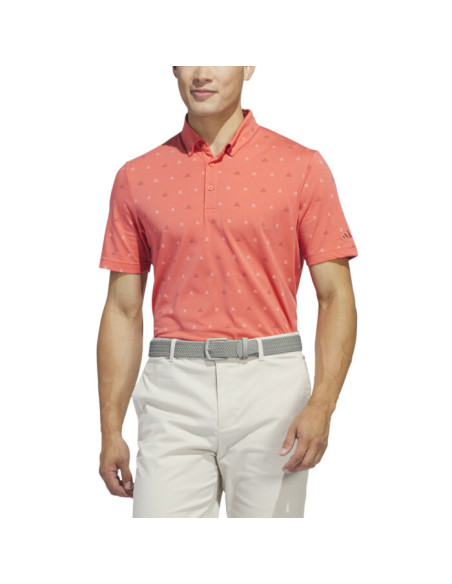 Polera Golf Adidas Premium Go to Polo Scarlet