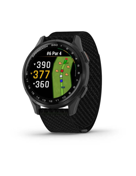 Reloj Garmin Approach S50, 43mm, Nylon Black